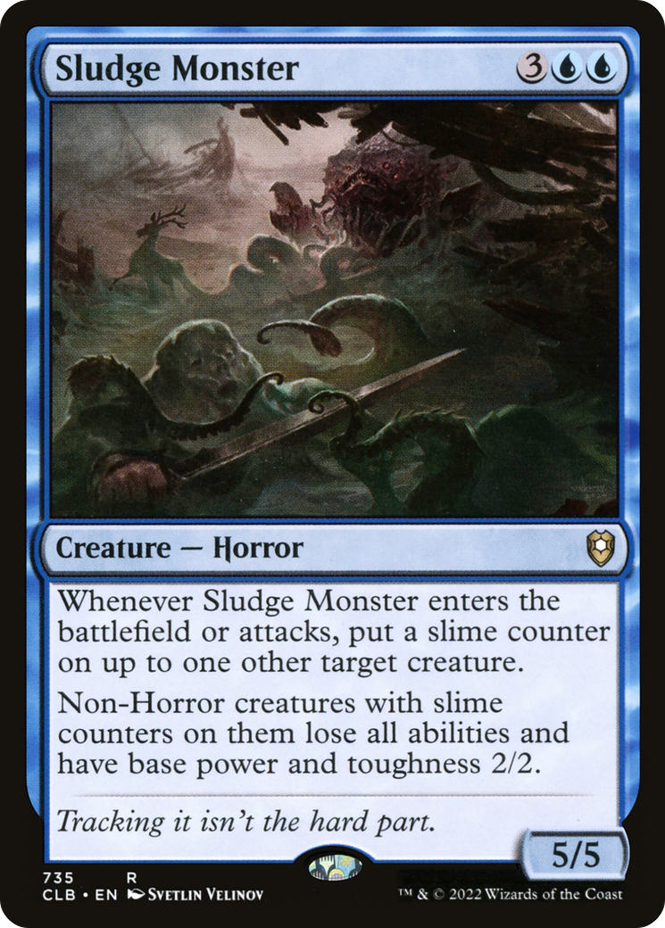 Sludge Monster (CLB-735) - Commander Legends: Battle for Baldur's Gate