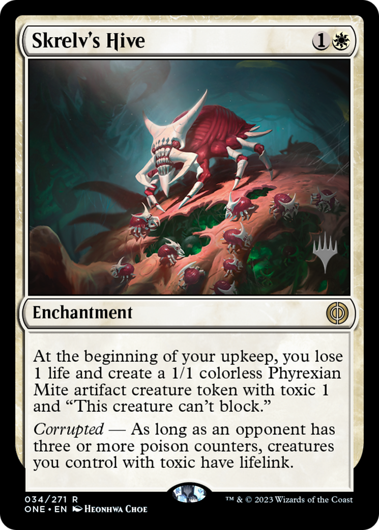 Skrelv's Hive (PPONE-034) - Phyrexia: All Will Be One Promos (Promo Pack)