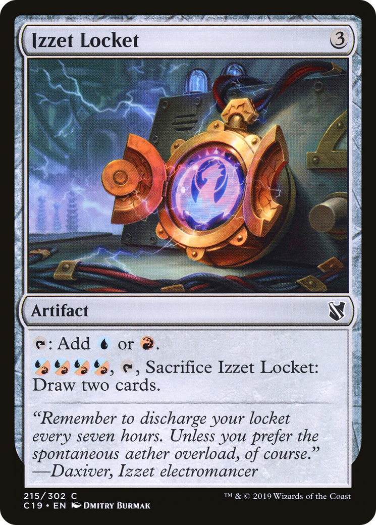 Izzet Locket (C19-215) - Commander 2019