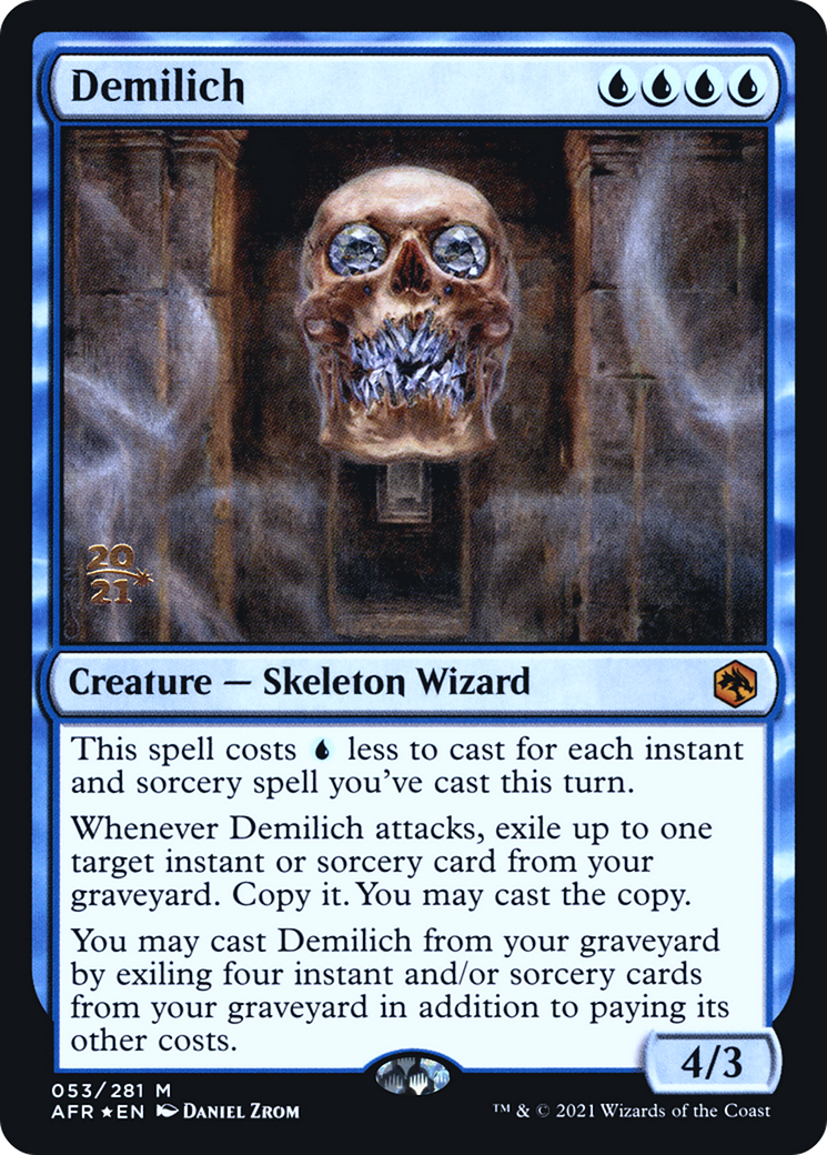 Demilich (PRE-53S) - Adventures in the Forgotten Realms Promos (Prerelease) Foil