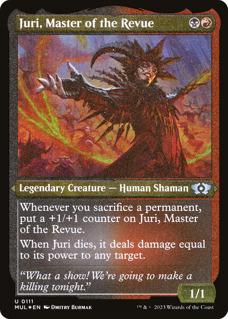 Juri, Master of the Revue (MUL-111) - Multiverse Legends Etched Foil