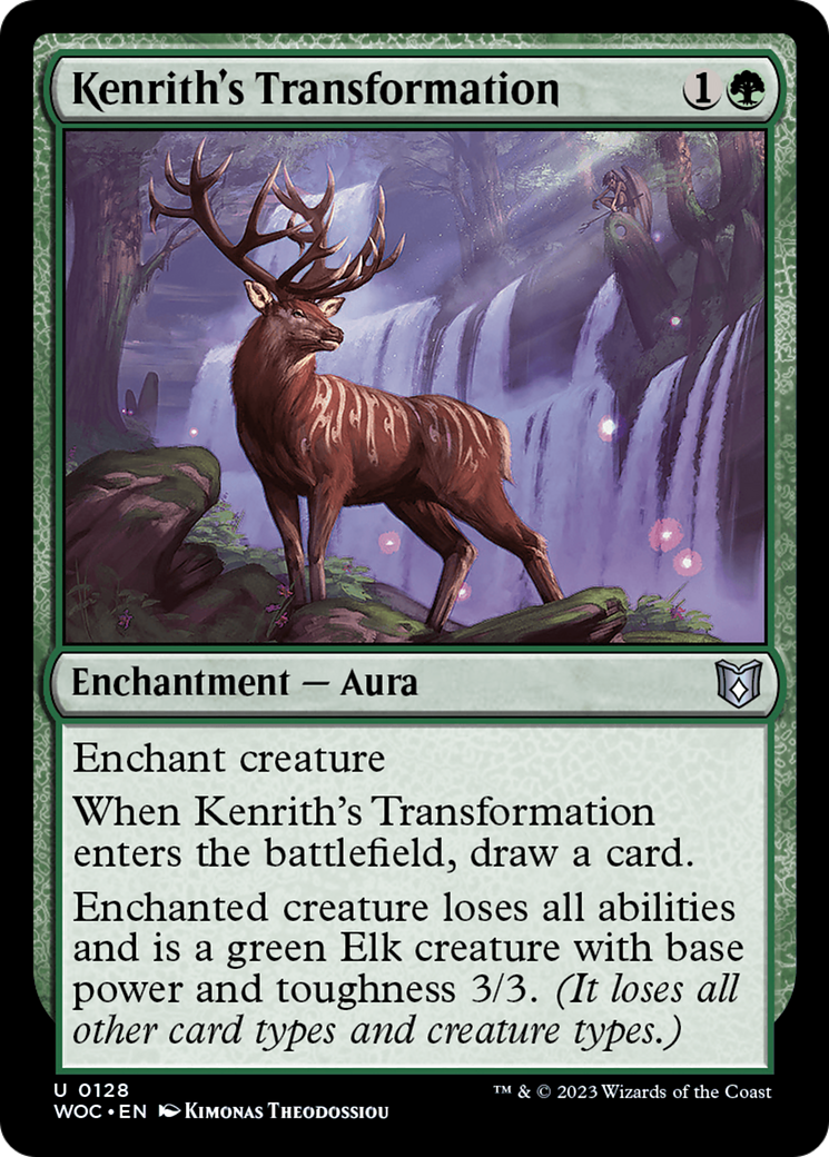 Kenrith's Transformation (WOC-128) - Wilds of Eldraine Commander