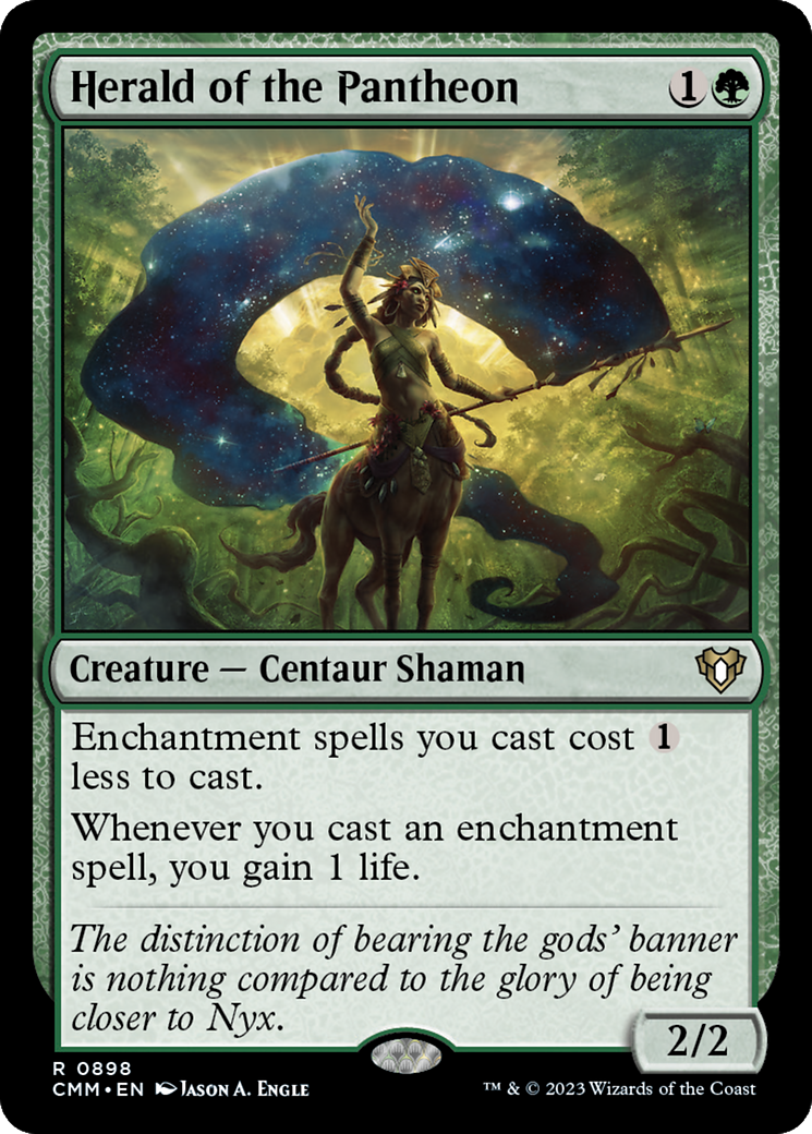 Herald of the Pantheon (CMM-898) - Commander Masters