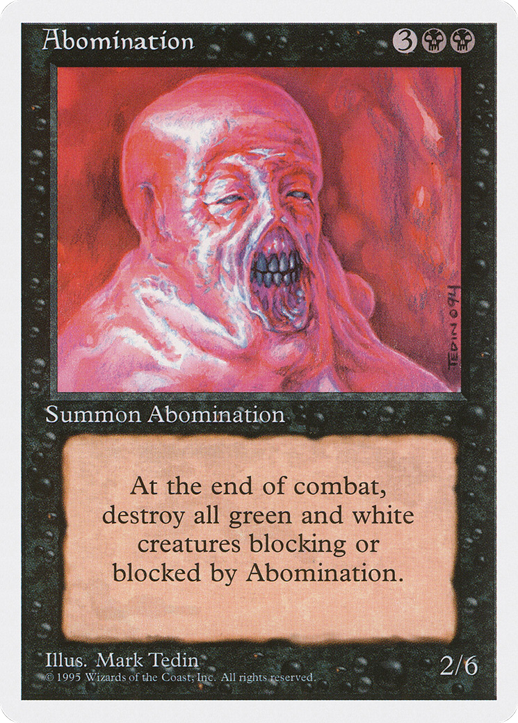 Abomination (4ED-117) - Fourth Edition