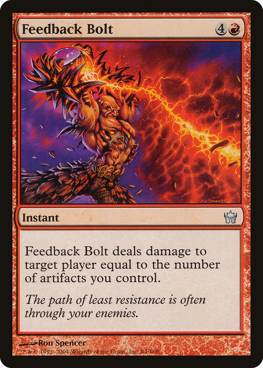 Feedback Bolt (5DN-064) - Fifth Dawn Foil