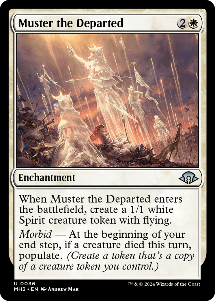 Muster the Departed (MH3-036) - Modern Horizons 3 Foil