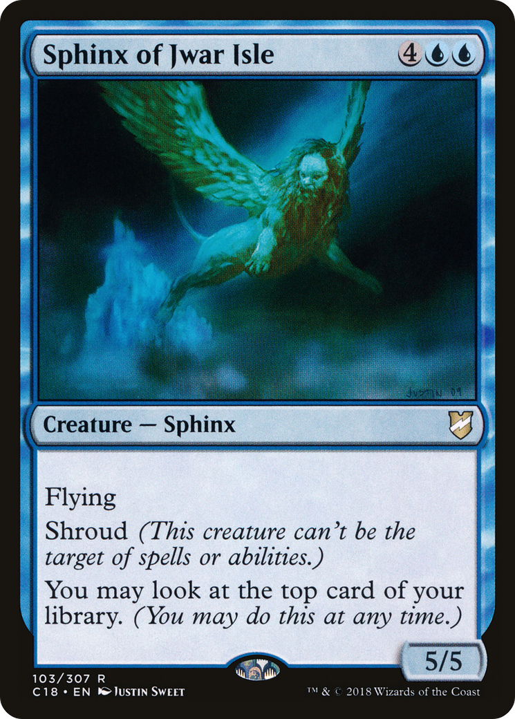 Sphinx of Jwar Isle (C18-103) - Commander 2018