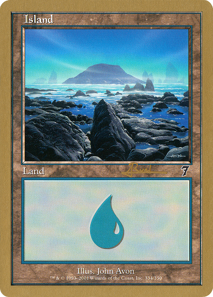 Island (WC01-AR334) - World Championship Decks 2001