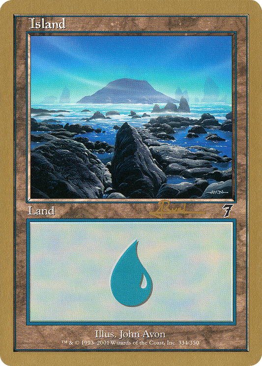 Island (WC01-AR334) - World Championship Decks 2001