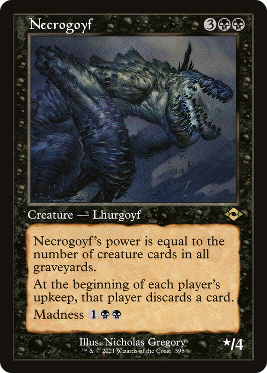 Necrogoyf (Retro Frame) (MH2-398) - Modern Horizons 2 Foil