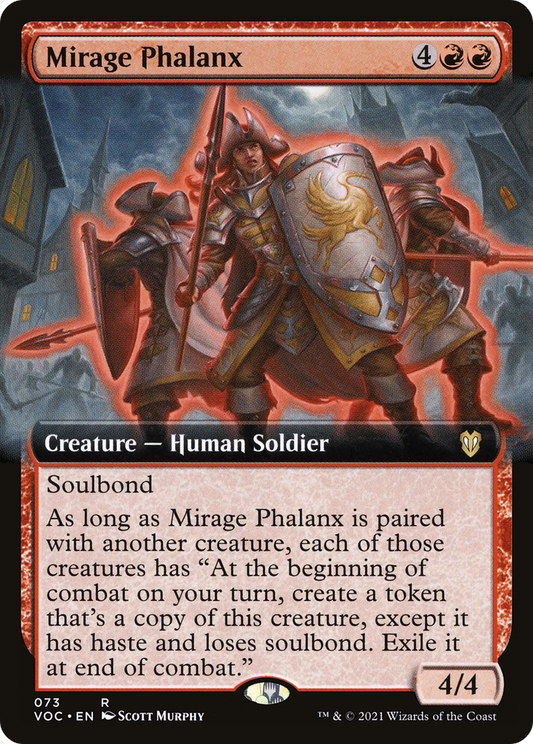 Mirage Phalanx (VOC-073) - Crimson Vow Commander: (Extended Art)