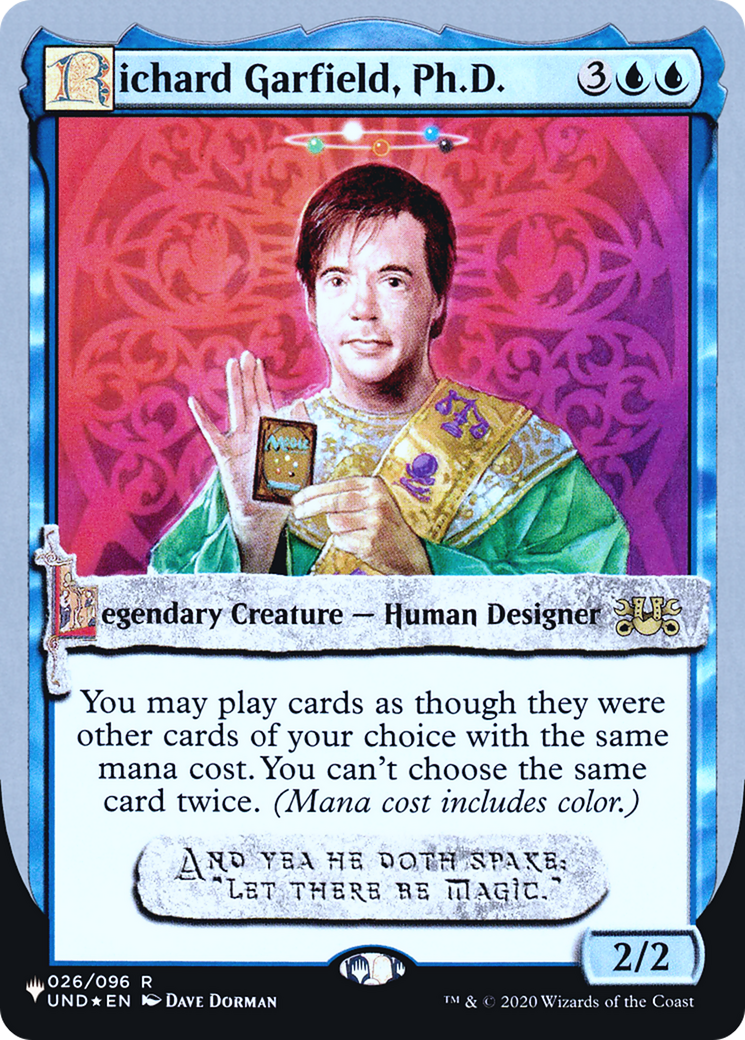 Richard Garfield, Ph.D. (ULST-017) - The List (Unfinity Foil Edition) Foil