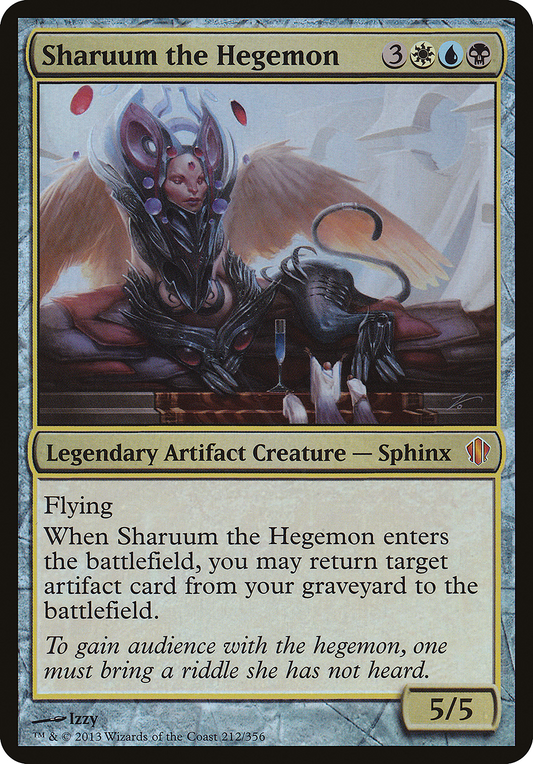 Sharuum the Hegemon (OC13-212) - Commander 2013 Oversized Foil