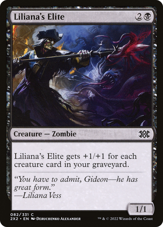 Liliana's Elite (2X2-082) - Double Masters 2022 Foil