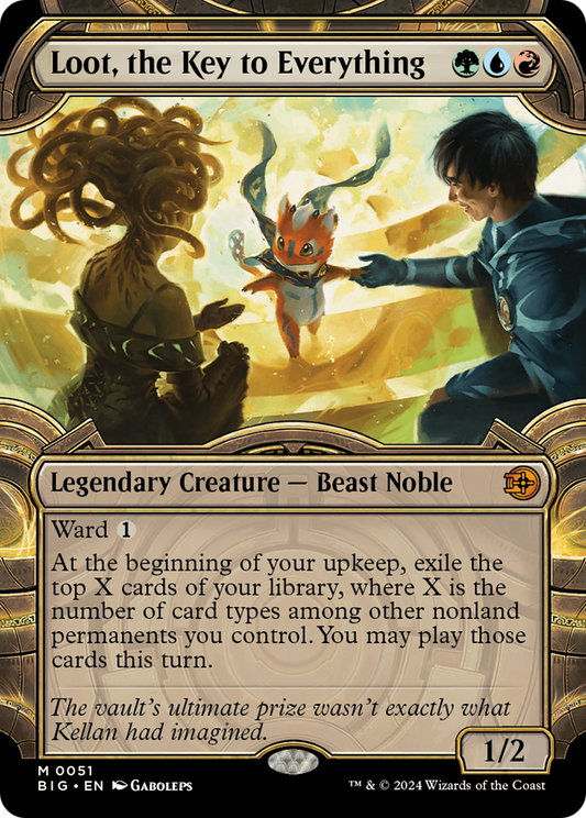 Loot, the Key to Everything (Showcase) (BIG-051) - The Big Score: (Showcase) Foil