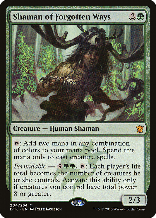 Shaman of Forgotten Ways (DTK-204) - Dragons of Tarkir