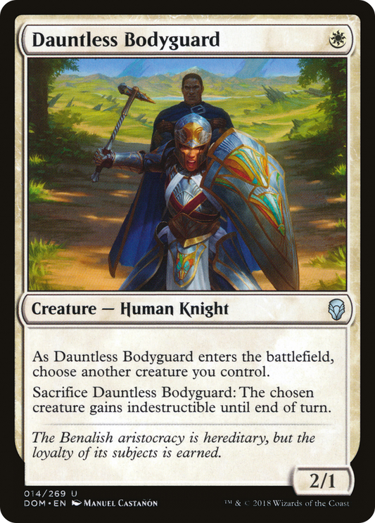 Dauntless Bodyguard (DOM-014) - Dominaria Foil