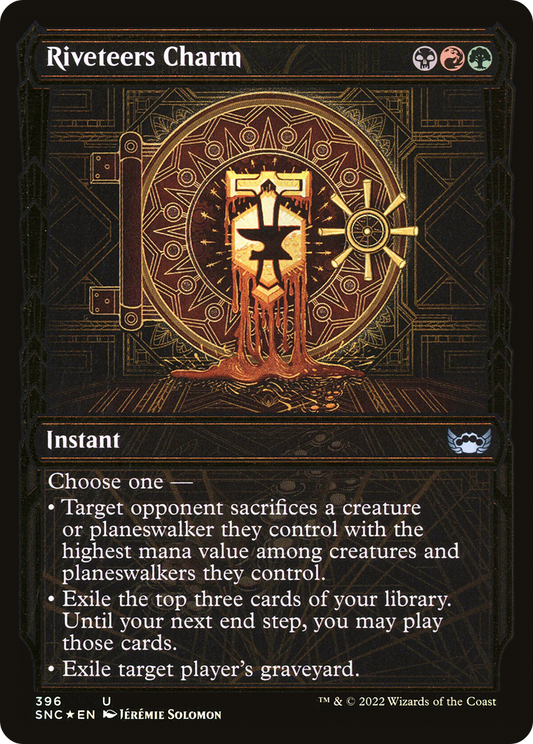Riveteers Charm  (Gilded Foil)(SNC-396) - Streets of New Capenna: (Showcase) Foil