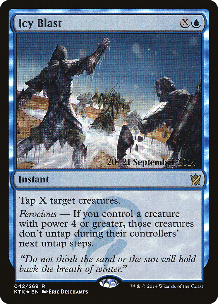 Icy Blast (PRE-42S) - Khans of Tarkir Promos (Prerelease) Foil