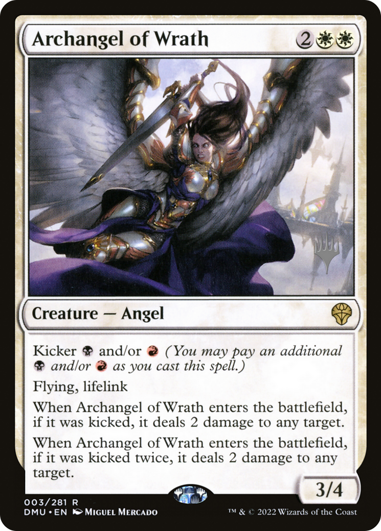 Archangel of Wrath (PPDMU-003) - Dominaria United Promos (Promo Pack) Foil