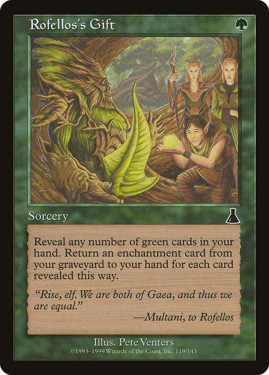 Rofellos's Gift (UDS-119) - Urza's Destiny