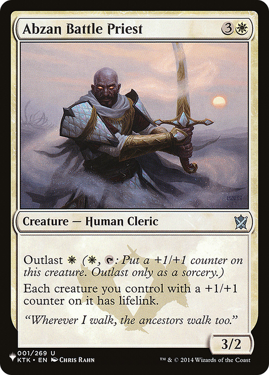 Abzan Battle Priest (PLST-KTK-1) - The List