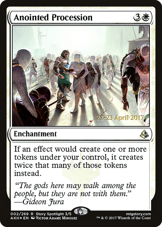 Anointed Procession (PRE-002) - Amonkhet Promos Foil