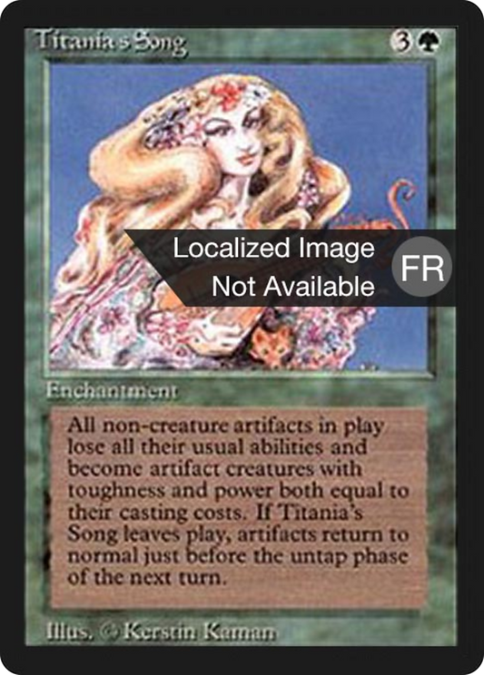 Titania's Song (FBB-220) - Foreign Black Border