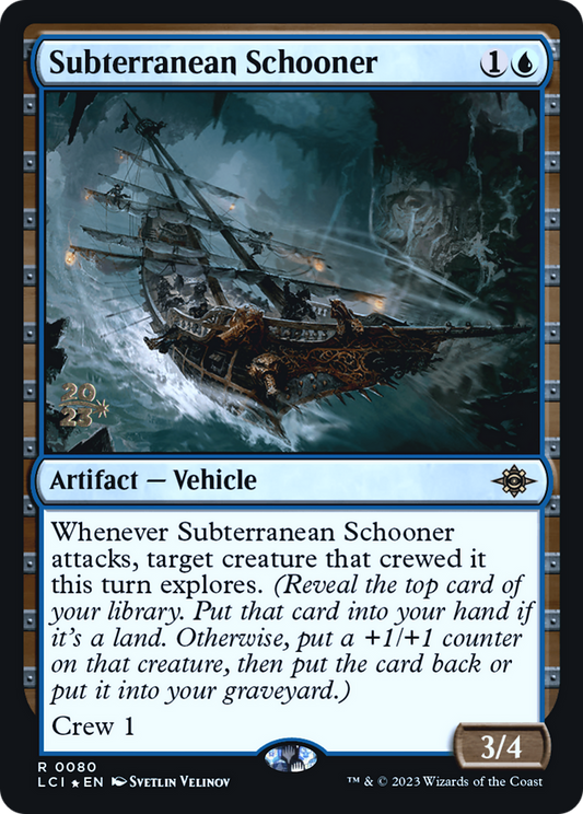 Subterranean Schooner (PLCI-80S) - The Lost Caverns of Ixalan Promos Foil