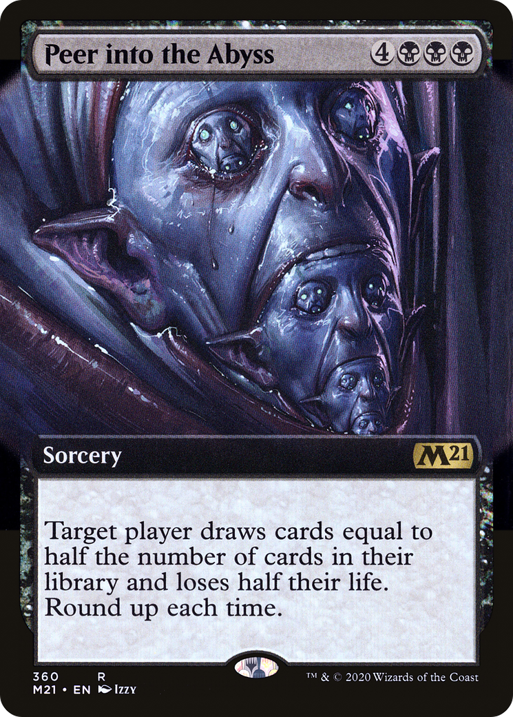 Peer into the Abyss (M21-360) - Core Set 2021: (Extended Art)