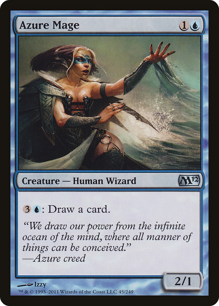 Azure Mage (M12-045) - Magic 2012 Foil