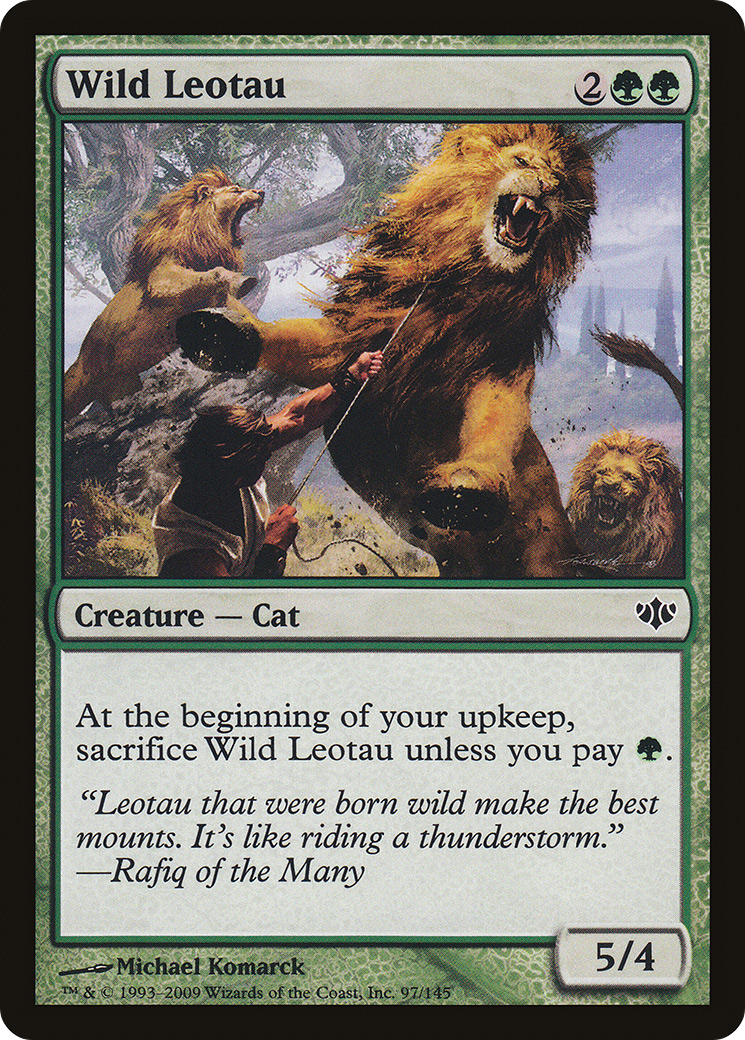 Wild Leotau (CON-097) - Conflux Foil