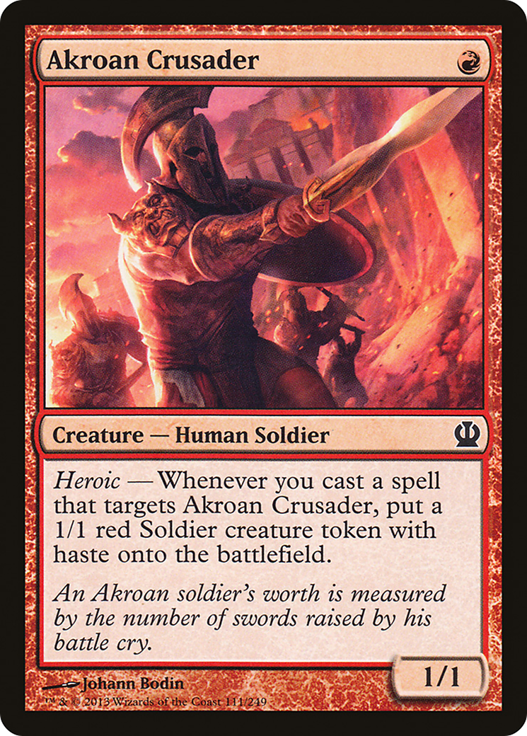 Akroan Crusader  (THS-111) - Theros