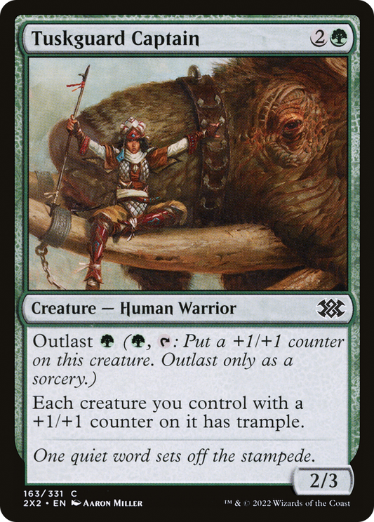 Tuskguard Captain (2X2-163) - Double Masters 2022