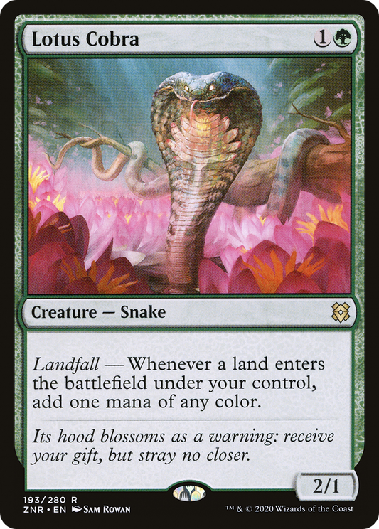 Lotus Cobra (ZNR-193) - Zendikar Rising Foil