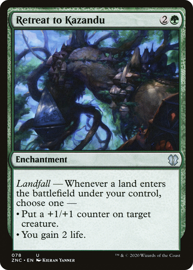 Retreat to Kazandu (ZNC-078) - Zendikar Rising Commander