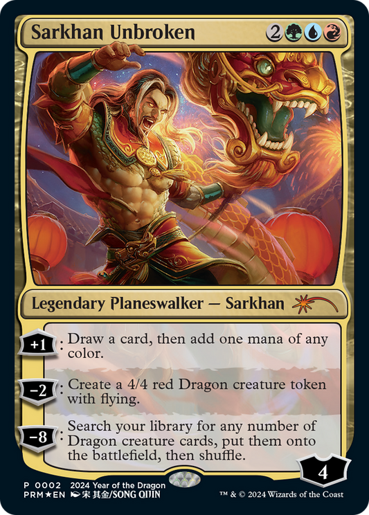 Sarkhan Unbroken (PL24-002) - Year of the Dragon 2024 Foil