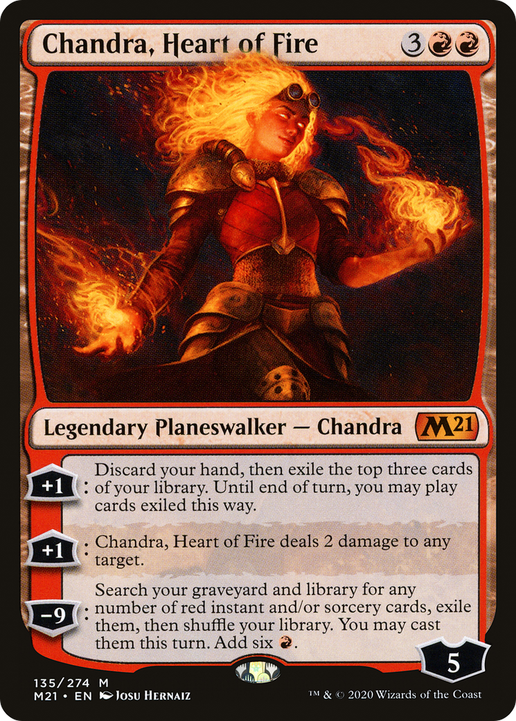 Chandra, Heart of Fire (M21-135) - Core Set 2021