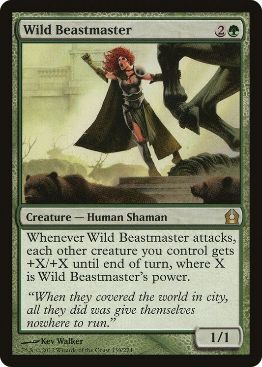 Wild Beastmaster (RTR-139) - Return to Ravnica Foil