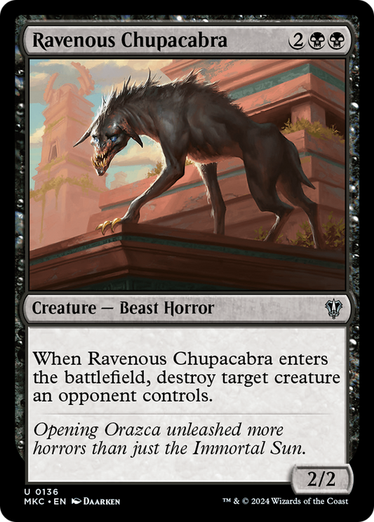 Ravenous Chupacabra (MKC-136) - Murders at Karlov Manor Commander