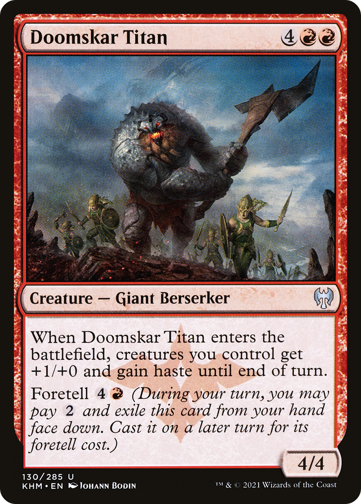 Doomskar Titan  (KHM-130) - Kaldheim