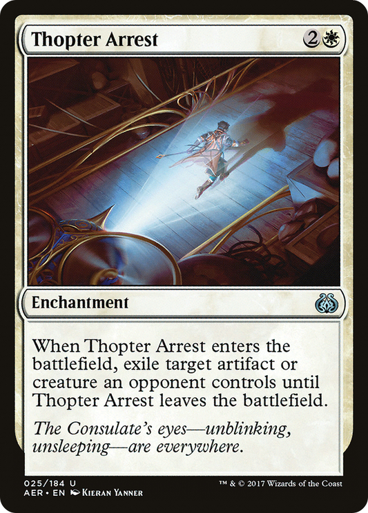 Thopter Arrest (AER-025) - Aether Revolt Foil