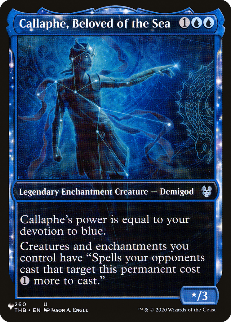 Callaphe, Beloved of the Sea (Showcase) (LIST-THB-260) - The List: (Showcase)