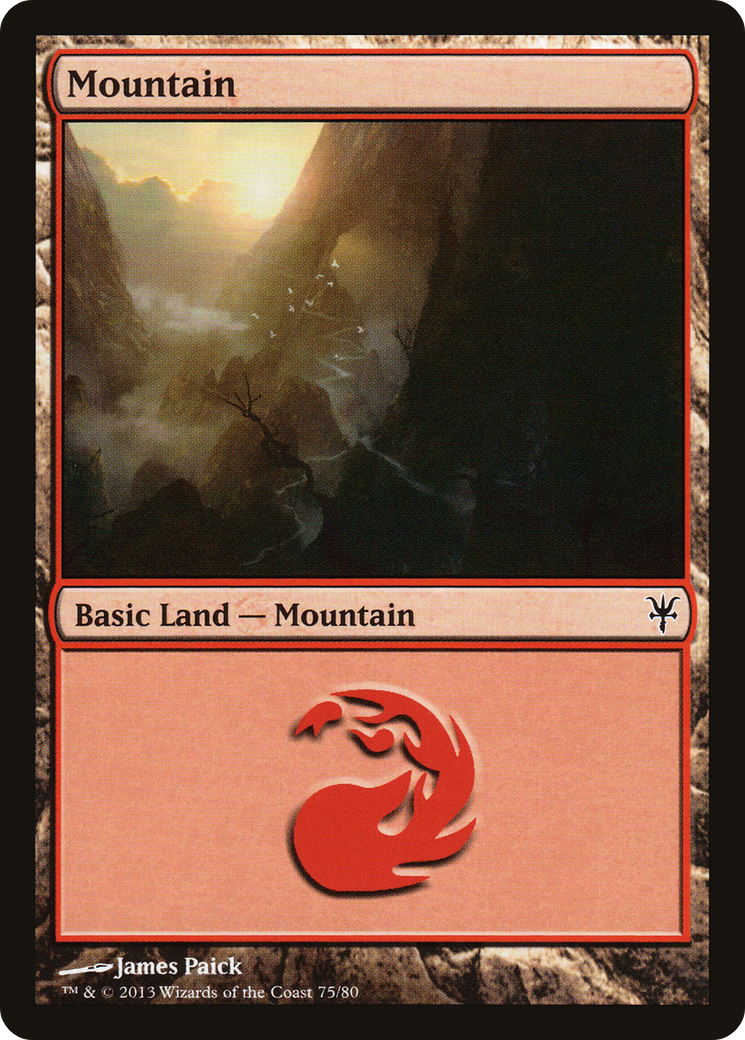 Mountain (DDK-075) - Duel Decks: Sorin vs. Tibalt