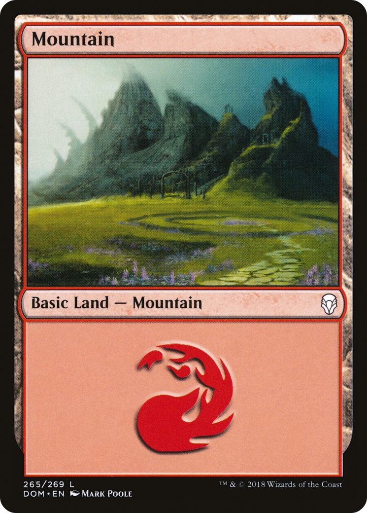 Mountain (DOM-265) - Dominaria Foil