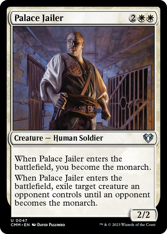 Palace Jailer (CMM-047) - Commander Masters Foil