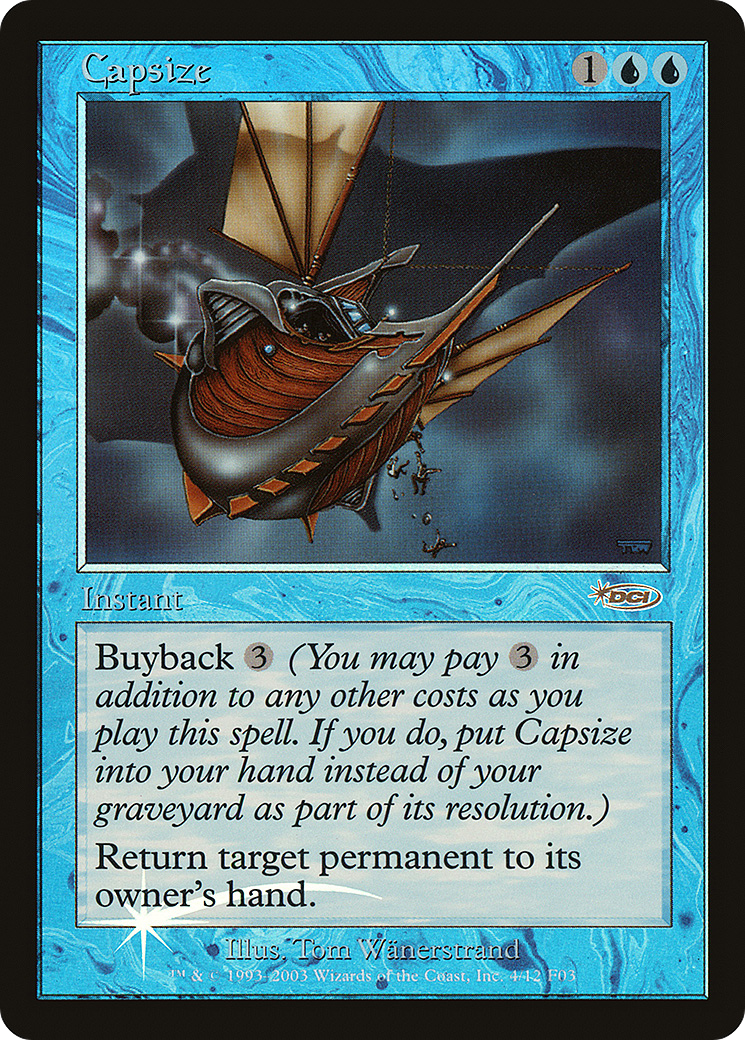 Capsize (F03-004) - Friday Night Magic 2003 Foil