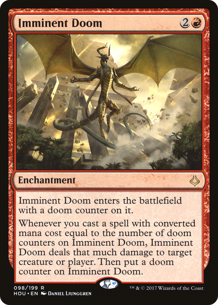 Imminent Doom (HOU-098) - Hour of Devastation Foil