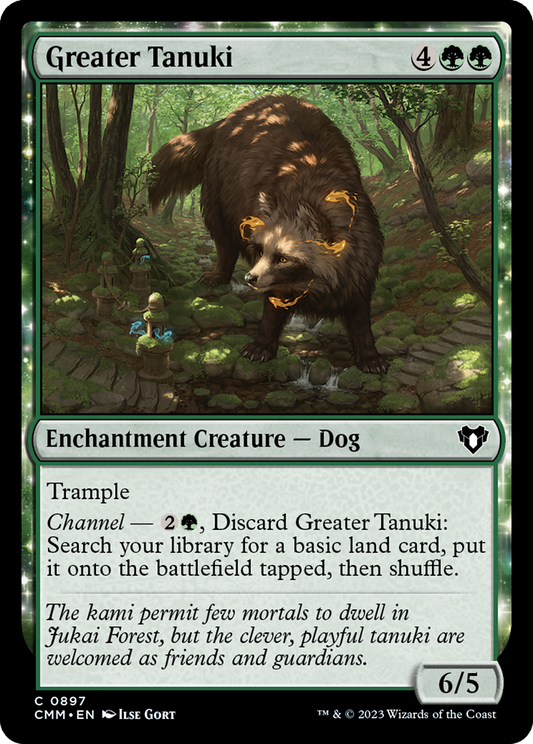 Greater Tanuki (CMM-897) - Commander Masters