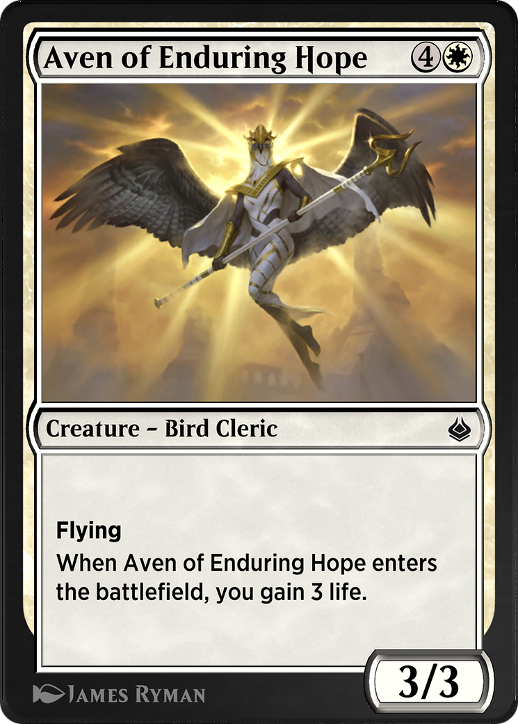 Aven of Enduring Hope (AKR-006) - Amonkhet Remastered